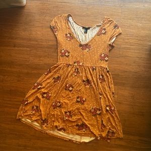 Rust floral sundress